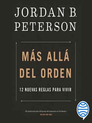 cover image of Más allá del orden: 12 nuevas reglas para vivir